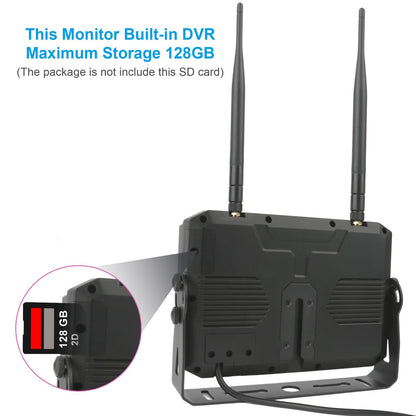 DALLUX 7" Wireless Backup Camera System for Truck RV Trailer Van