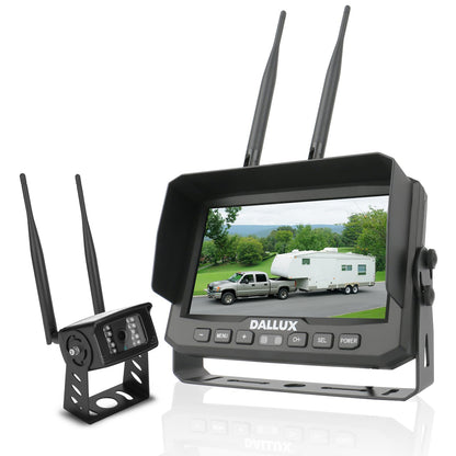 DALLUX 7" Wireless Backup Camera System for Truck RV Trailer Van