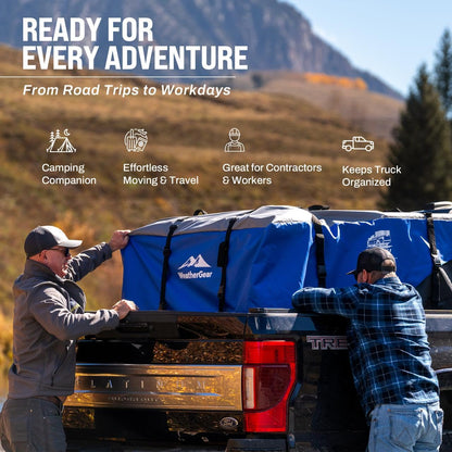 TruckDuffle Truck Bed Storage Bag – Expands to 85 Cu Ft Capacity