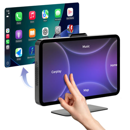 KALOS PAD 9" Wireless CarPlay Screen & 4K Dash Cam for Car