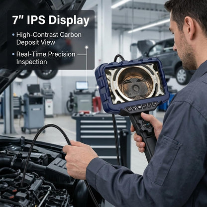 NIDAGE 7" IPS 1080P HD Articulating Borescope Inspection Camera