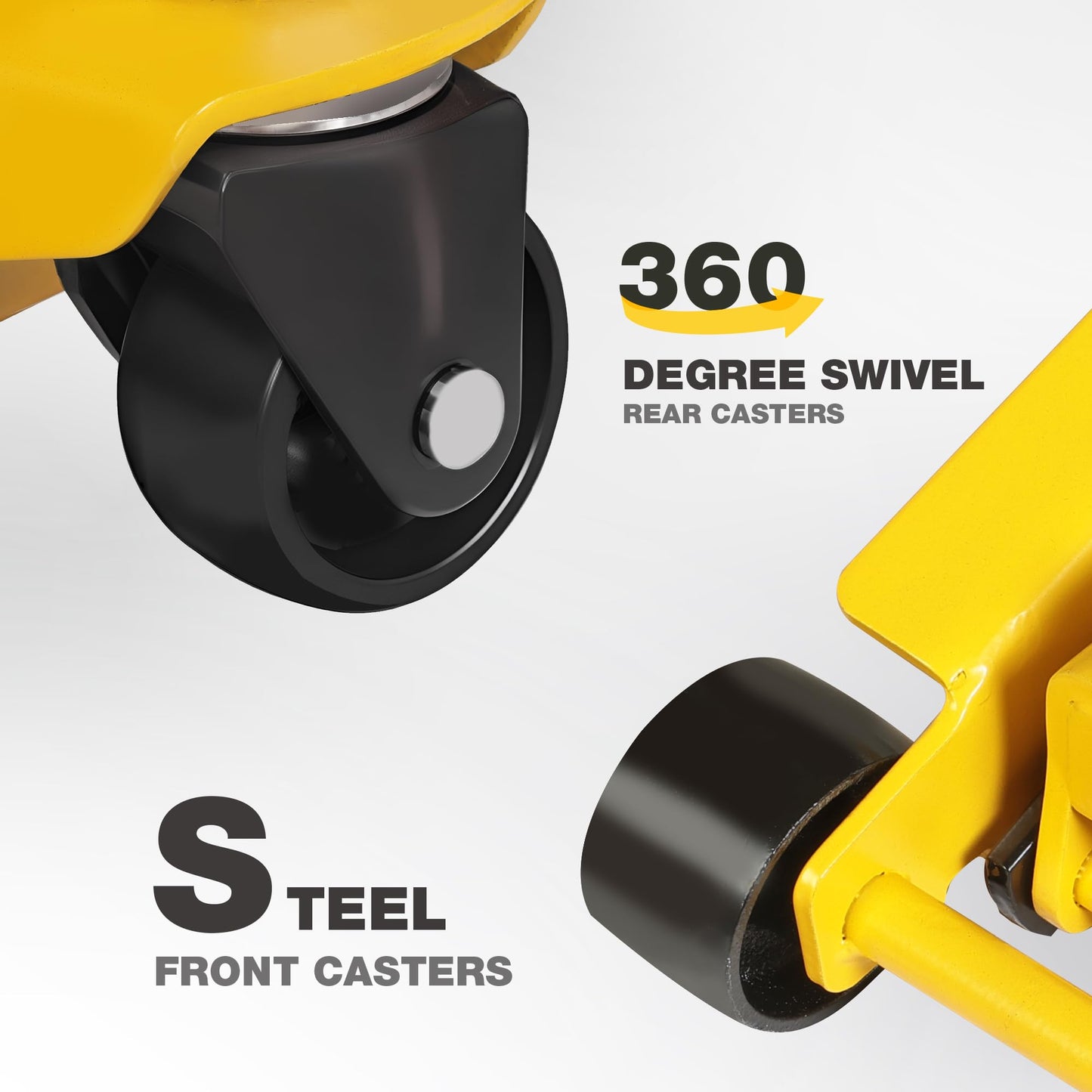 YELLOW JACKET 3.5 Ton Low Profile Floor Jack – Dual Pump Hydraulic