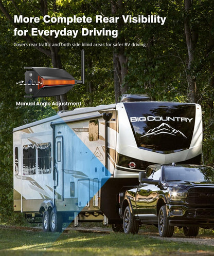 AUTO-VOX Wireless RV Backup Camera System | Rear & Side View