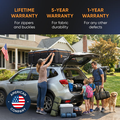 BagMate 23 Cu Ft Waterproof Rooftop Cargo Bag – 840D PVC